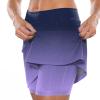 JOFOW Skirt for Women High Waist Athletic Skirt Skorts for Woman Skorts for Women with Pockets Womens Skorts (B-Purple,X-Large) view 2