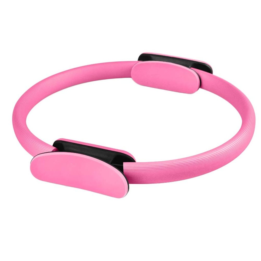 Superior Unbreakable Fitness Magic Circle for Toning Thighs Abs and Legs (Rose Red)