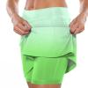 JOFOW Skorts for Women Knee Length Knee Length Skorts for Women Skirts with Built in Shorts Athletic Skorts for Women (E-Green,XX-Large) view 2