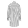 Womens Striped Button Down Shirts Oversized Tops Dressy Blouse Business Casual Long Sleeve Shirts Work Office Clothes view 2