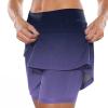 JOFOW Womens Skirt with Shorts Built in High Waisted Athletic Tennis Golf Skirts with Shorts Pockets Biker Shorts Sport Skirts for Women with Shorts (B-Black,Small) view 2