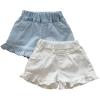 Baby Shorts Infant Shorts Summer Clothes Girls Tassel Denim Ripped Denim Short Jeans Fashion Outwear Infant Girls (US, Age, 2 Years, 3 Years, White) view 2