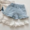 Baby Shorts Infant Shorts Summer Clothes Girls Tassel Denim Ripped Denim Short Jeans Fashion Outwear Infant Girls (US, Age, 2 Years, 3 Years, White) view 4
