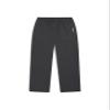 bebe Girls Wide Leg Sweatpants, French Terry Sweatpants with Pockets, Baggy Pants for Girls (Charcoal Heather, Medium) view 1