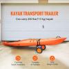 Futurotechltd Kayak Cart Foldable Kayak Dolly Aluminum Kayak Wheels with 10'' Solid Tires, Large view 2