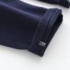 Toddler Baby Boys Twill Cargo Pants Pull-on Elastic Waist Baggy Joggers Solid School niform Hiking (Navy, 5-6 Years) view 3