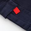 Toddler Baby Boys Twill Cargo Pants Pull-on Elastic Waist Baggy Joggers Solid School niform Hiking (Navy, 5-6 Years) view 4