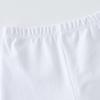 NineFit Basics Baby Joggers for Boys Girls Baggy Sweatpants Solid Pull On Elastic Waist School Pants Casual Sport (White, 3-6 Months) view 2