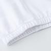 NineFit Basics Baby Joggers for Boys Girls Baggy Sweatpants Solid Pull On Elastic Waist School Pants Casual Sport (White, 3-6 Months) view 3