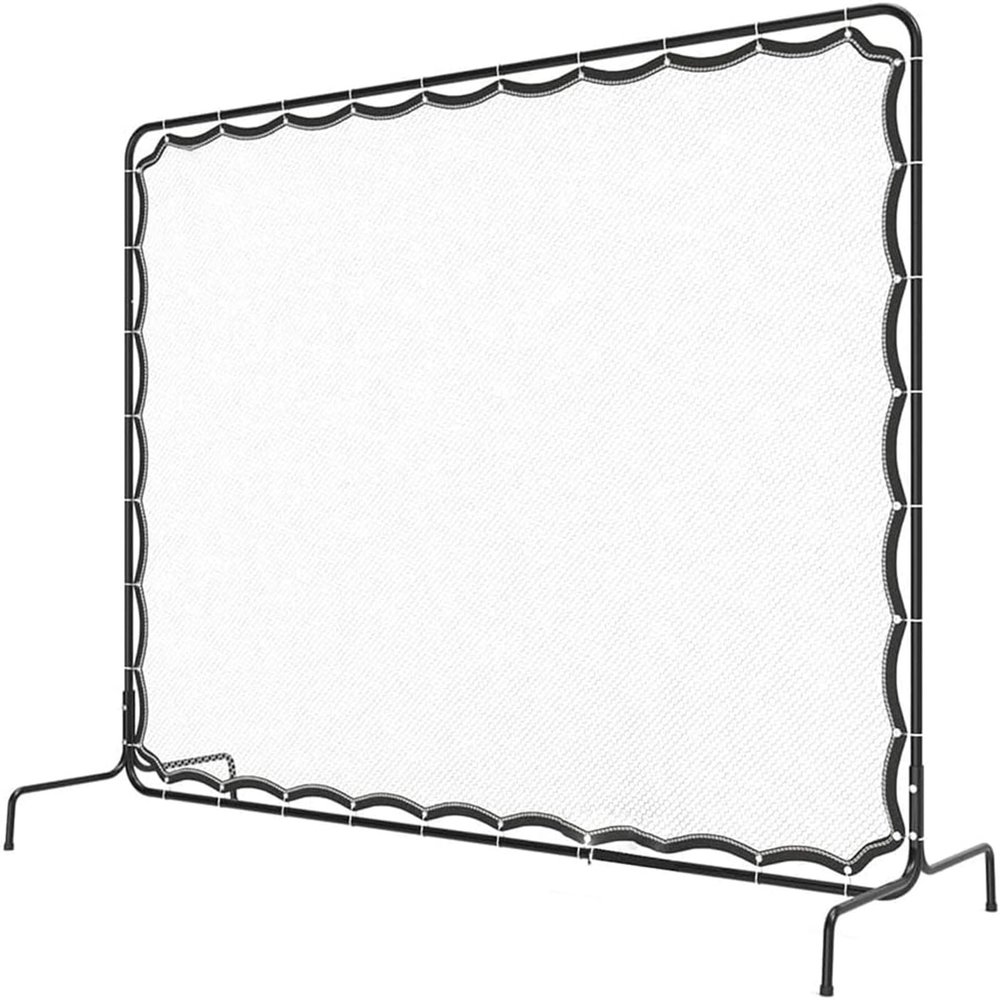 Tennis Rebounder Net,9X 7FT Rebound Practice Wall, Tennis Backboard Net for Tennis Racquet Sports Ball Pickleball, for Tennis Court Backyard Outdoor Training