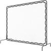 Tennis Rebounder Net,9X 7FT Rebound Practice Wall, Tennis Backboard Net for Tennis Racquet Sports Ball Pickleball, for Tennis Court Backyard Outdoor Training view 1