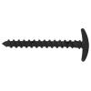 10Pcs Tent Stakes Plastic 5.7in T Shape Spiral Ground Stake Anchors Pegs for Canopies Tents Gazebos Tarps (Black) view 4