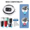 Tumbler Lids for Yeti, 20 oz Replacement Lids with Magnetic Slider for 20 oz Tumbler, 16 oz Pints, 10/24 oz Mug, 10 oz Lowball, for Ozark Trail, Old Style Rtic view 3