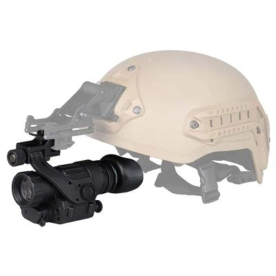 SKIOVEMI PVS-14 Head Mounted Patrol Infrared Night Vision, 2X28 Tactical Digital Monocular for Helmet, Built-in IR Illumination