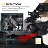 SKIOVEMI PVS-14 Head Mounted Patrol Infrared Night Vision, 2X28 Tactical Digital Monocular for Helmet, Built-in IR Illumination view 3