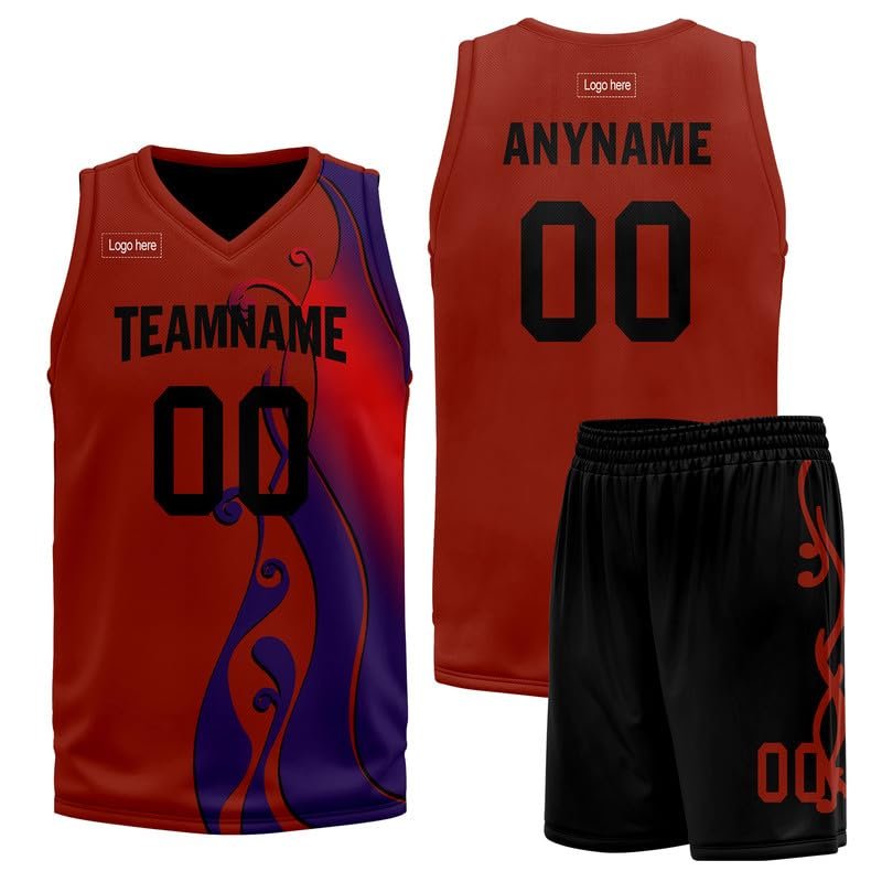 AWSOLE Custom Basketball Jerseys for Men Youth Personalized Name Number Women Breathable Quick Dry Basketball Sports Shirt