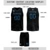 AWSOLE Custom Basketball Jerseys for Men Youth Personalized Name Number Women Breathable Quick Dry Basketball Sports Shirt Black view 3