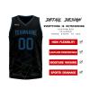 AWSOLE Custom Basketball Jerseys for Men Youth Personalized Name Number Women Breathable Quick Dry Basketball Sports Shirt Black view 4