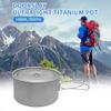 ROYHH 1.8L/3L Titanium Pot Ultralight Hanging Pot with Lid and Foldable Handle Outdoor Camping Hiking Backpacking Picnic view 4