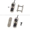 GLECTICAL Tactical Dual Button Remote Activation Pressure Switch for DBAL PEQ PEQ15 Weapon Lights,Fit for Mlok&Keymod Picatinny Rail(2.5mm Plug,DE) view 2