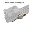 GLECTICAL Tactical Dual Button Remote Activation Pressure Switch for DBAL PEQ PEQ15 Weapon Lights,Fit for Mlok&Keymod Picatinny Rail(2.5mm Plug,DE) view 3