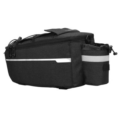Tuimiyisou Bike Rear Seat Bag Bike Trunk Bag Waterproof Cycling Rack Insulated Bicycle Rear Seat Pack Panniers Black