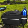 Tuimiyisou Bike Rear Seat Bag Bike Trunk Bag Waterproof Cycling Rack Insulated Bicycle Rear Seat Pack Panniers Black view 3