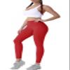 Sunzel Workout Leggings for Women, Squat Proof High Waisted Yoga Pants 4 Way Stretch, Buttery Soft Sunzfly 28", Red, X-Large view 4
