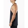 Maiyifu-GJ Men's Gym Workout Y-Back Tank Tops Lightweight Bodybuilding Muscle Sleeveless Shirts Running Athletic T-Shirts (Black,Small) view 3