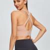 Pucheng Women's Sports Bra - Sports Yoga Fitness Bra with High Strength Support, Lightweight Breathable Moisture Wicking Technology,(Cocoa,XXX-Large) view 4