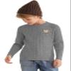 CVXV Big Boys' Kid Long Sleeve Sweater Boys Fall Long Sleeve Knit Holiday Clothes with Bear Embroidery,Gray,8-9 Years view 2