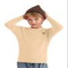 CVXV Boys Warm Soft Sweater Ouifits Children's Big Boys'Spring Crew Neck Pullover Long Sleeve Sweaters,Khaki,6-7 Years view 1