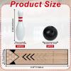 Wensdr Mini Bowling Set, Indoor & Outdoor Home Bowling Set, Bowling Alley Set with Lane, Bowling Pins & Ball Set, Full Bowling Alley Set for Family & Friends view 2