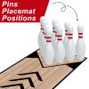 Wensdr Mini Bowling Set, Indoor & Outdoor Home Bowling Set, Bowling Alley Set with Lane, Bowling Pins & Ball Set, Full Bowling Alley Set for Family & Friends view 3