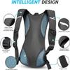 CKE Hydration Pack with 2L Bladder for Men Women Kids, Red, Sports Hydration Pack, Climbing, Padded Adjustable Straps view 2