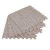25 pcs Thick Printed Foam Tiles - Patchwork Foam Mat - 24" x 24" - Premium Wood Grain Interlocking Foam Floor Mats Patchwork Foam Mat - for Home, Gym Exercise or Trade Show (Grey, 24 * 24 in) view 1