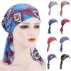 Womens Turban Chemo Hat Head Scarves Slip-On Pre-Tied Headwear Bandana Sleep Hair Cover Chemo Headwear for Women (Red, One Size) view 3