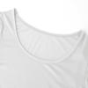 Long Sleeve Crop Tops for Women Workout Basic Clothes for Teen Ladies Fitted Slim Scoop Neck Cute Yoga Shirts (White Pink 2Pack, Large) view 2