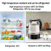 LFFTBK 2024 New Collapsible Water Container Bag, Portable Clear Plastic Water Bag, Food Grade BPA Free Outdoor Camping Water Storage Bag for Camping Hiking Backpack Emergency(3PCS,2.5L) view 4