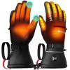 Heated Gloves, Electric Gloves Heated for Men/Women Rechargeable, Waterproof Work Motorcycle Glove for Winter Outdoor view 1