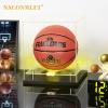Basketball Display Case with LED Light-Clear Full Size Basketball Case Display,Acrylic Double Layer Basketball Display Stand for Autographed Ball Display /Fans & Collectors, Sports Collectibles view 3