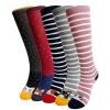 Artfasion Girls Knee High Cartoon Socks: Funny Long Tall Animal Breathable Seamless Socks for 5-7 Years Kids Gift - 5 Pairs view 1