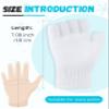Glooarm 2 Pairs Fingerless Gloves for Women Men Winter Thick Caremere Warm Knit Stretchy Unisex Adults view 2