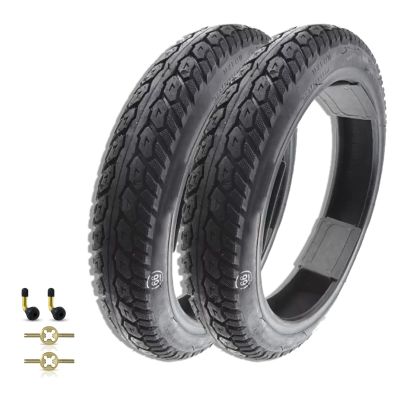 2 Pack 14 inch ebike Tire, 14X2.125 57-254 Tubeless Tires, Electric Vehicle Tyre, 14 Inch Electric Scooter Wheels Tubeless Tyre Front Rear Replacement Rubber Tires for Electric Vehicle Ebike