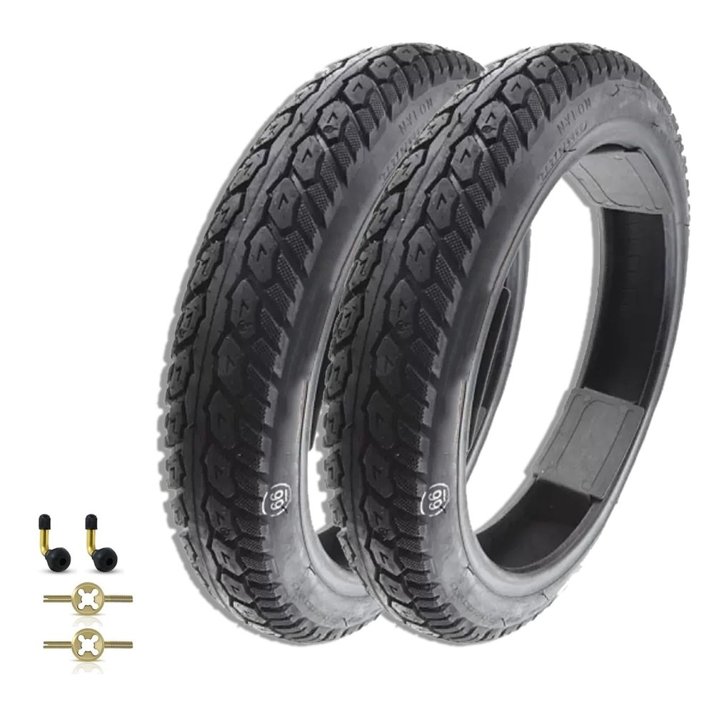 2 Pack 14 inch ebike Tire, 14X2.125 57-254 Tubeless Tires, Electric Vehicle Tyre, 14 Inch Electric Scooter Wheels Tubeless Tyre Front Rear Replacement Rubber Tires for Electric Vehicle Ebike