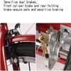 GRDDBZA Adult Tricycle - 3 Wheel Bikes for Adults Shopping Tricycle Adult 20'' 6-Speed 3 Wheel Bikes, Three Wheel Bike Trike Folding with Child's Back Seat Front Rear Brakes and Cargo Basket view 4