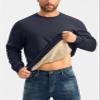 G Gradual Sherpa Lined Sweatshirts for Men Fleece Crewneck Sweatshirt Pullover Warm Shirts for Winter, Navy, Large view 2