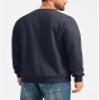 G Gradual Sherpa Lined Sweatshirts for Men Fleece Crewneck Sweatshirt Pullover Warm Shirts for Winter, Navy, Large view 3