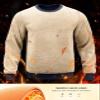 G Gradual Sherpa Lined Sweatshirts for Men Fleece Crewneck Sweatshirt Pullover Warm Shirts for Winter, Navy, Large view 4