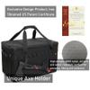 Lemubeane Tactical Camping Storage Bag Utility Tote Bag Organizer with Axe Holder & Shoulder Strap (Black, X-Large (57L)) view 2